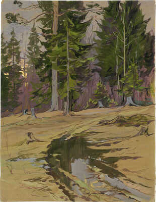 Маторин Михаил Владимирович. Весенний вечер. Академическая дача